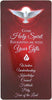 Come Holy Spirit Confirmation Hand-Held Prayer Wooden Cross with Card, 4 Inch