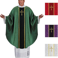 Monastic Jacquard Chasuble (Green)