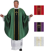 Monastic Jacquard Chasuble (Green)
