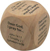 Wooden Religious Prayer Starter Cube for Kids, 1 1/4 Inch