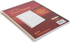 TableTop King 20-816 Gold Fibre 7 1/4" x 9 1/2" Wirebound Project Planner with Green Cover - 6/Pack