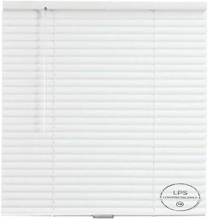 30x48" Cordless 1" Vinyl Mini Blind White
