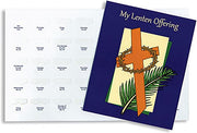 My Lenten Offering Coin Easter Tithing Folders with Dated Slots, Pack of 50
