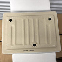 6 x 4 White Porcelain Soap Holder with Rag Bar Tile-in Mount