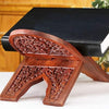 Carved Rosewood 10 Inch Collapsible Bible Display Stand