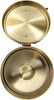Brass IHS Hospital Communion Pyx, Religious Church Goods, 3 14 Inch, Gold