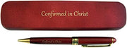 Confirmed in Christ Confirmation Ballpoint Pen in Wooden Gift Case, 5 3/4 Inch