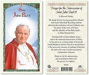 Catholic & Religious Gifts, HOLY CARD ENGLISH ST JOHN PAUL II (25PCS/PKG)
