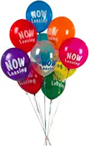 25 Pack - Now Leasing Balloons, 17