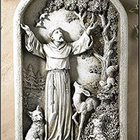 Saint St Francis Patron of Animals Peace Tree Figurine Patio Garden Home Statue