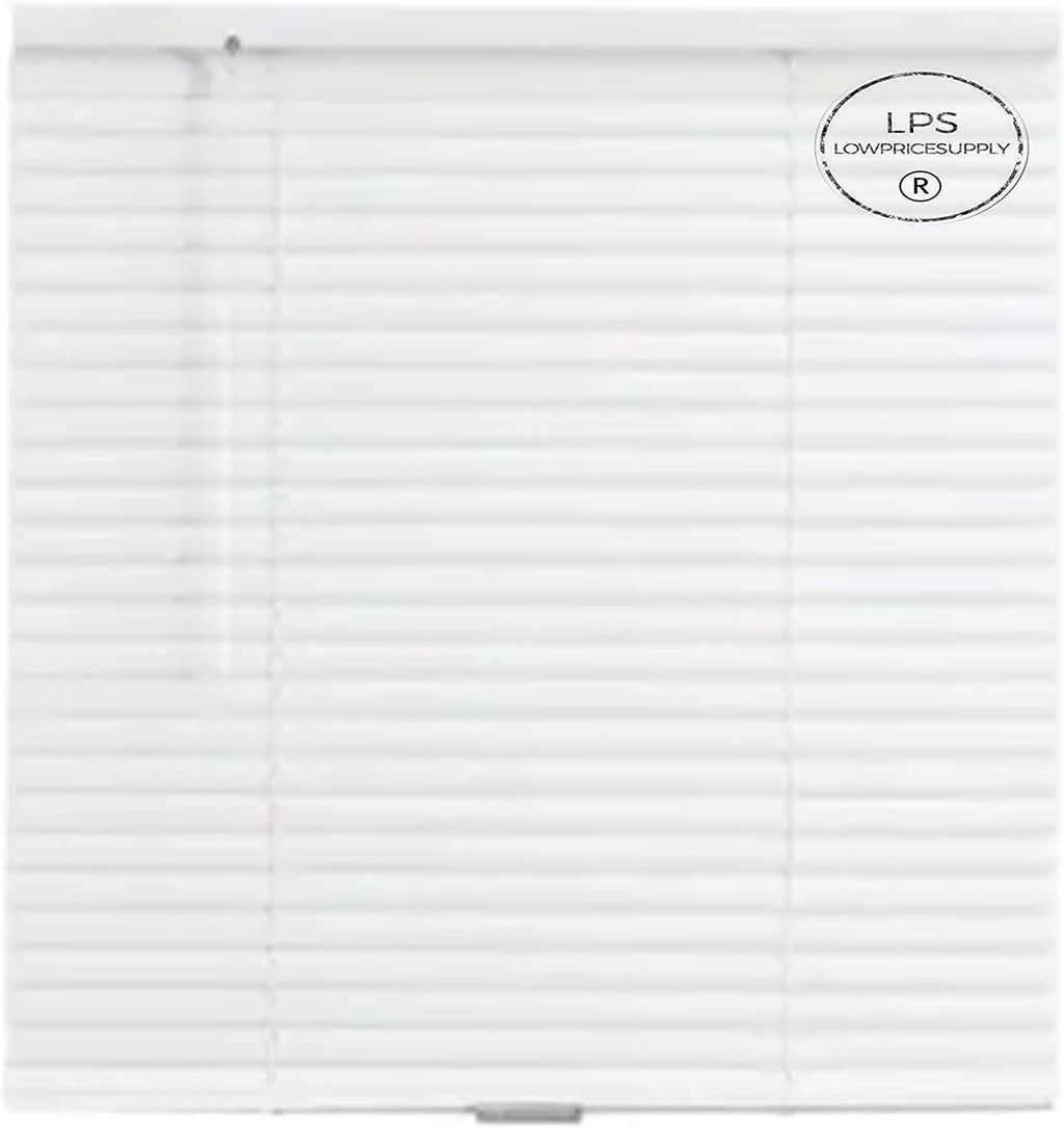 52x60" Cordless 1" Aluminum Mini Blind White