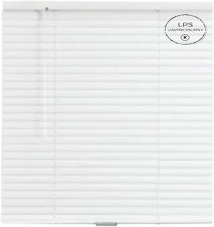 52x60" Cordless 1" Aluminum Mini Blind White