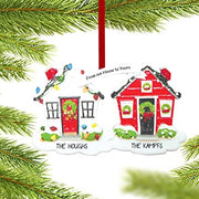 Ornaments from Our House to Yours Neighbor Personalized Christmas Tree