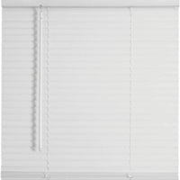 47x60" Cordless 1" Vinyl Mini Blind White