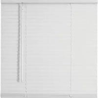 46.5x48" Cordless 1" Aluminum Mini Blind White