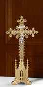 Sudbury Brass San Pietro Altar Crucifix, 17 1/2 Inch