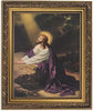 Gerffert Collection Christ in Gethsemane Garden Framed Portrait Print, 13 Inch (Ornate Gold Tone Finish Frame)