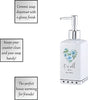 nspirational Ceramic Pump-Top Liquid Soap Dispenser, 10-Ounce