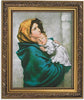 Gerffert Collection Madonna of The Streets Framed Portrait Print, 13 Inch (Ornate Gold Tone Finish Frame)