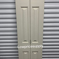 18x80" Primed White 6- Panel Bi-Fold Door