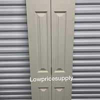 18x80" Primed White 6- Panel Bi-Fold Door