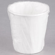 10 oz. White Individually Wrapped Paper Hot Cup - 480/Case