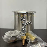 7 1/8" Dipper Well Bowl and Faucet Set