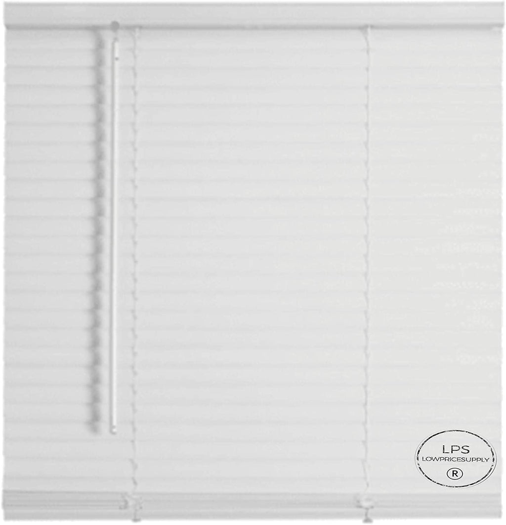 36x84" Cordless 1" Vinyl Mini Blind White