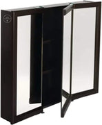 24W x 26" H Surface Mount Espresso Wood Medicine Cabinet