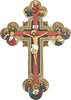 Blessed by Pope Benedit XVI Wall Crucifix with Twelve Apostles