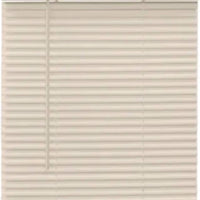 35x60" Cordless 1" Aluminum Mini Blind Alabaster
