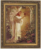 Gerffert Collection Christ at Heart's Door Religious Framed Portrait Print, 13 Inch (Ornate Gold Tone Finish Frame)