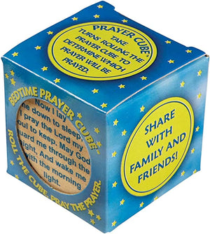 Religious Children's Bedtime Prayer Cube, 1 1/2 Inch