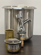 7 1/8" Dipper Well Bowl and Faucet Set