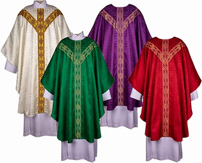 Hail Mary Gifts Clergy & Religious Avignon Collection Chasuble - Set of 4