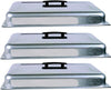 3 PACK - Full Size Solid Dome Stainless Steel Steam Table / Hotel Pan Cover Lid 8 Qt. 24 Gauge