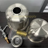 7 1/8" Dipper Well Bowl and Faucet Set