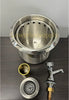 7 1/8" Dipper Well Bowl and Faucet Set