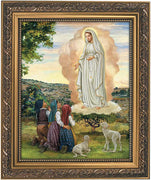 Christian Brands Inspirational Print Our Lady of Fatima, 14.0x12.0X 2.0, Ornate Gold Frame