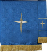 Christian Brands Maltese Jacquard Pulpit Scarf - Blue