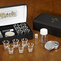 Last Supper Metal Hinged Portable Communion Set