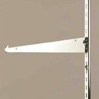 10 PACK 10" Metal Shelf Bracket for 1/2" Slotted Standard/Chrome