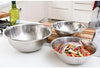 3PACK - ASSORTED Stainless Steel Restaurant Mixing Bowl Heavy Duty Commercial
